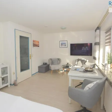 Strandflucht, Sehr Strandnah, Im Herzen Westerlands, Balkon, 1 Zi 公寓