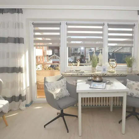 Strandflucht, Sehr Strandnah, Im Herzen Westerlands, Balkon, 1 Zi 公寓