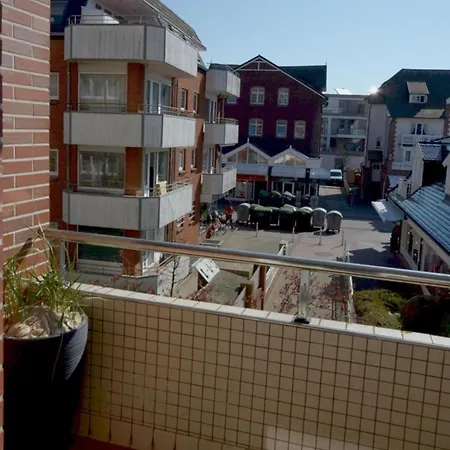 Strandflucht, Sehr Strandnah, Im Herzen Westerlands, Balkon, 1 Zi 公寓